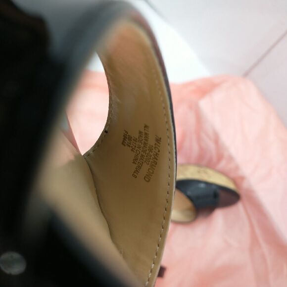 Liz Claiborne Womens 7M Platform Wedge Harmond  Sandals. Color Black. - Picture 10 of 11